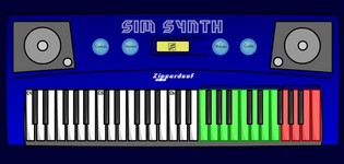 Синтезатор на клавиатуре